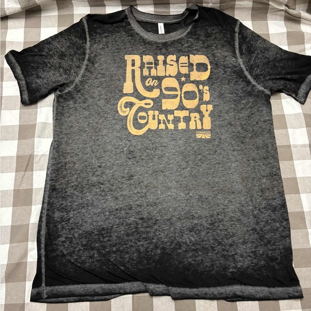 Bella Canvas Tee in Black and Gold
